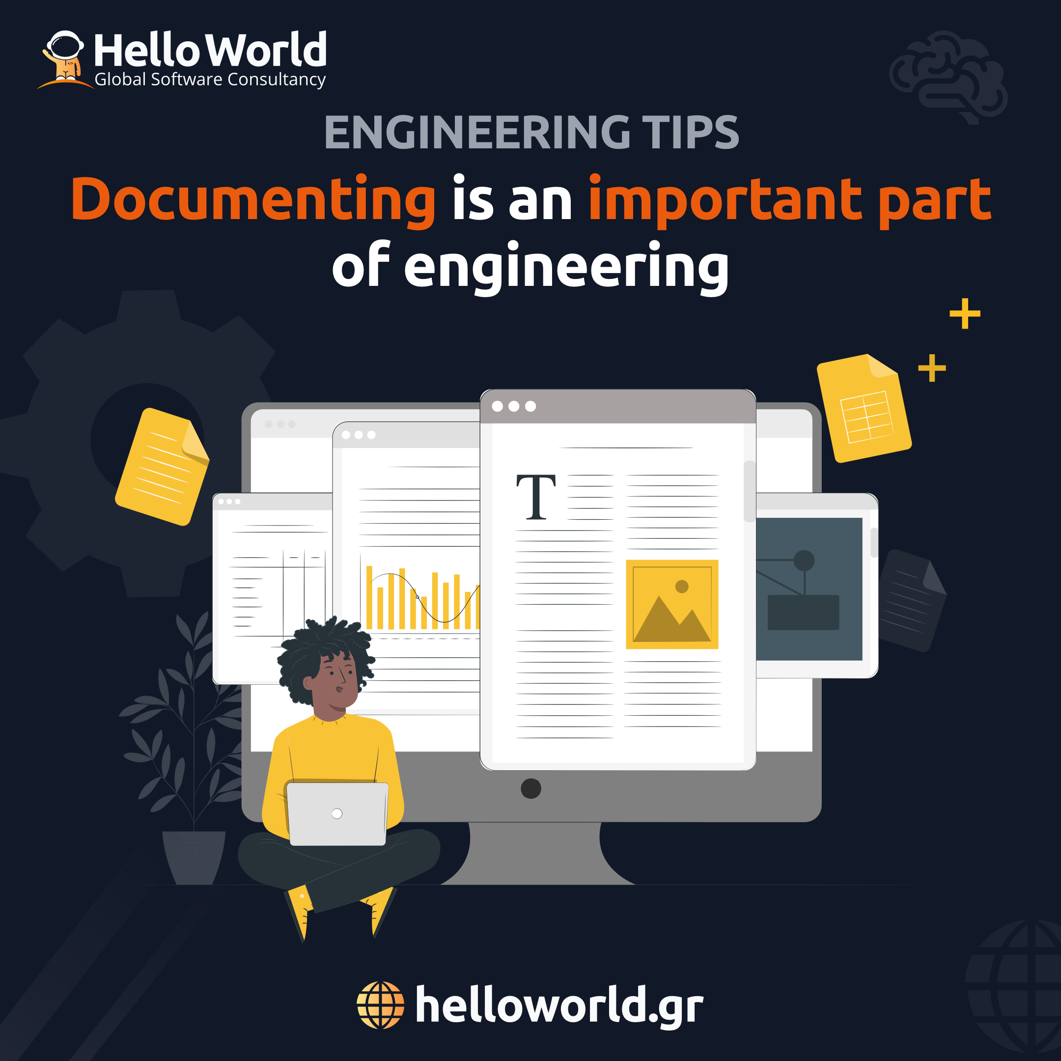 Documenting is an important part of engineering