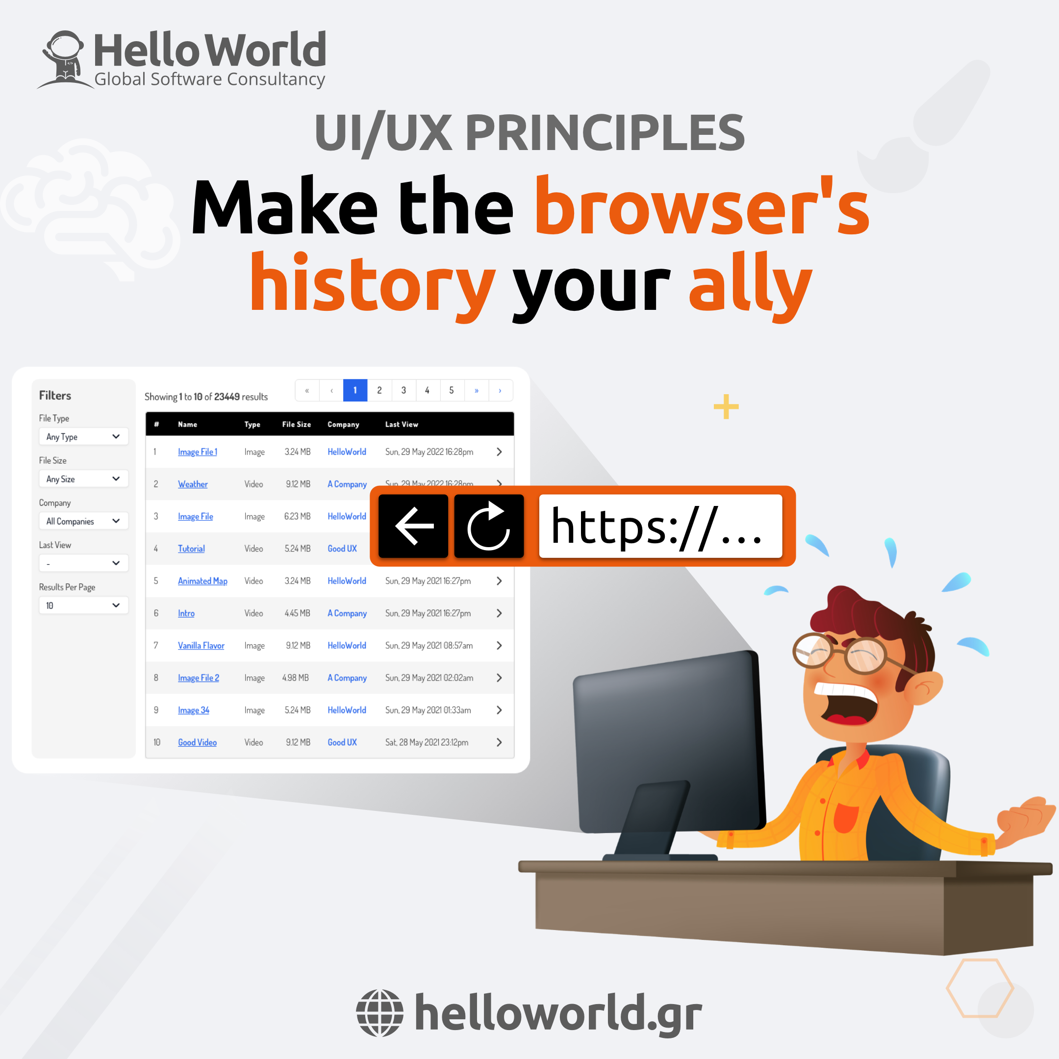 Make the browser’s history your ally